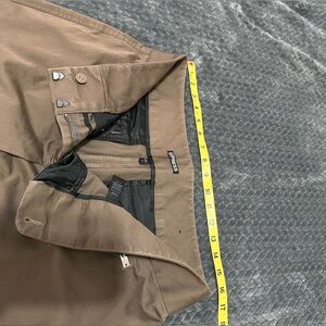 Express brown/green crop pants